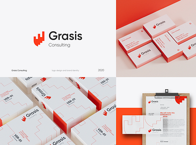 Grasis Consulting Brand Identity brand identity brand identity design branding design graphic design ide illustration logo packaging vector