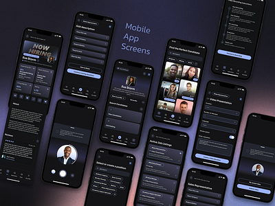 Mobile app branding design illustration mobile ui ui design uiux webdesign