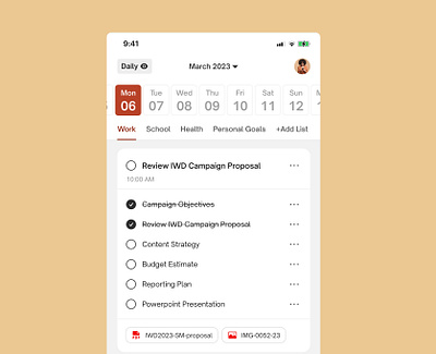 To-do list app