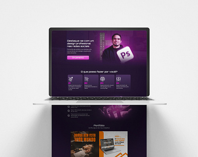 LANDING PAGE | GRAPHIC DESIGN elementor figma ui web design webdesign wordpress