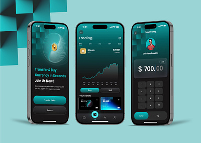 Crypto App Design app ui application binance bitcoin blockchain branding buy sell clean ui crypto dark mode etherium finance mobile apps trading trading bitcoin trading crypto ui ux ui design uidesign ux