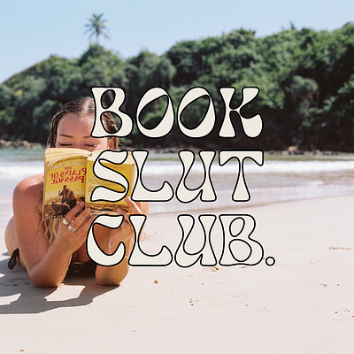 Book Slut Club Branding branding typography