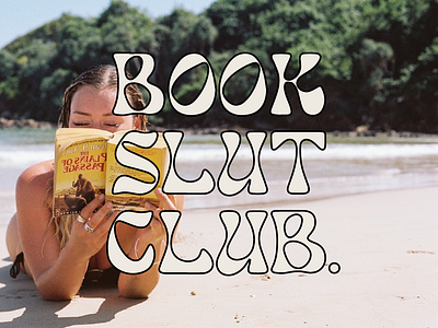 Book Slut Club Branding branding typography