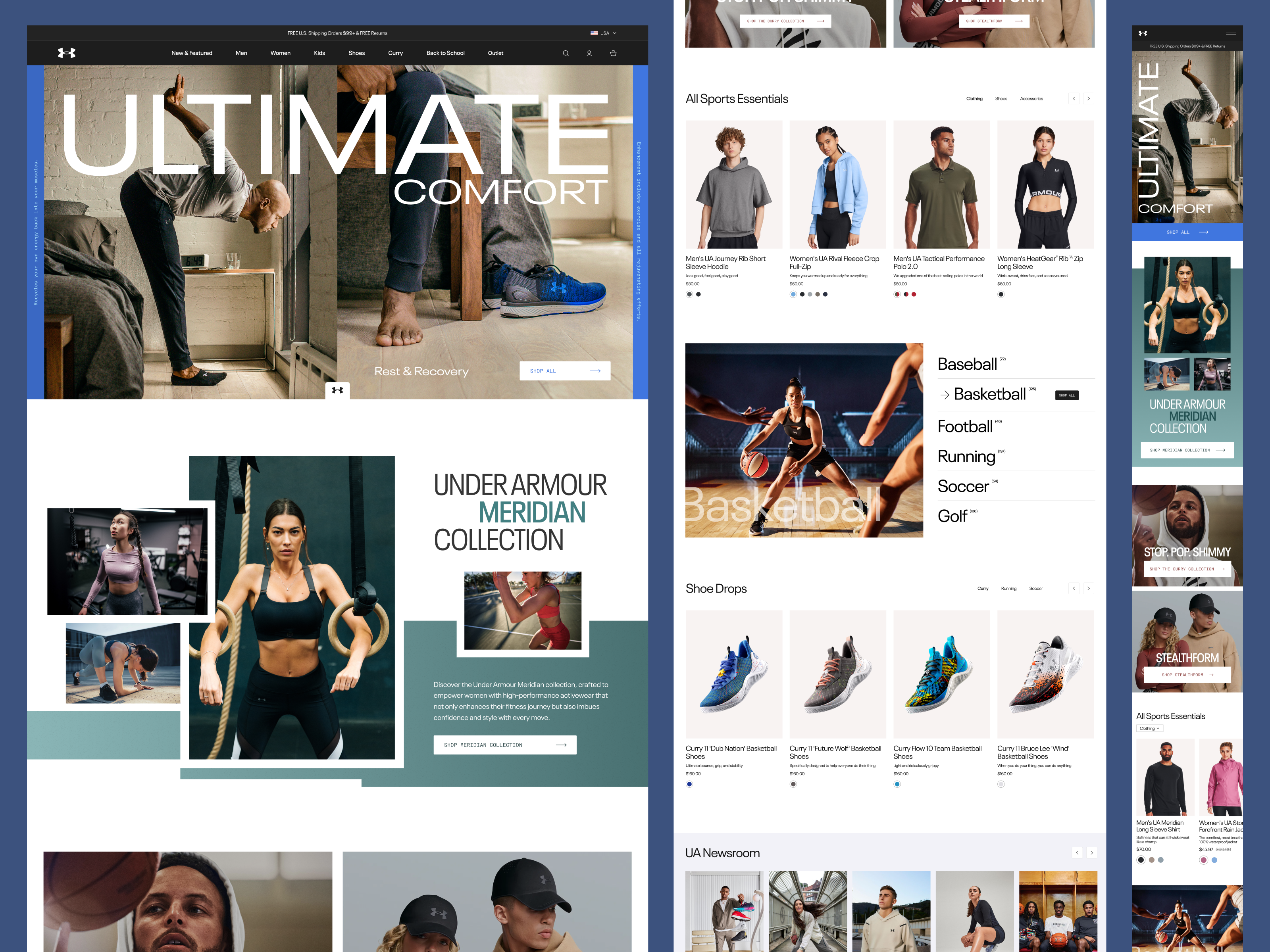 Example of Full E Commerce Website Design