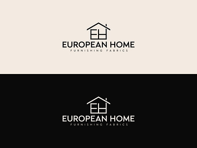 European Home Furnishing Fabrics Logo custom design