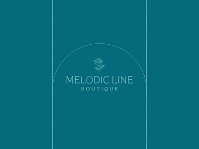 Melodic-Line-Boutique-Logo app branding design graphic design illustration logo logos typography ui vector