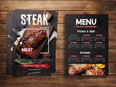 Restaurant flyer design branding fast food flyer food flyer graphic design menucard restaurant design restaurant flyer design restaurant menu restaurants menu card