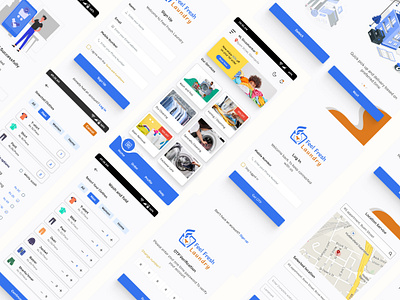 Feel Fresh Laundry UI UX Case Study application branding casestudy design e commerce ecommerce application figma laundry laundry service mobile application portfolio service shoecare ui ux design uichallenge webdesign website
