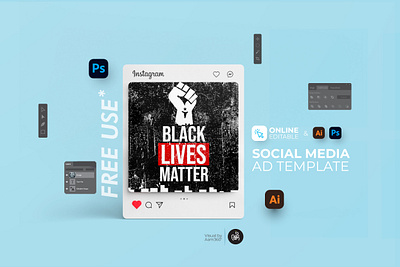 Black Lives Matter Campaign aam aam360 aam3sixty black history month black lives matter black lives matter campaign black lives matter petition black out tuesday branding campaign flyer template campaign posters concept design i stand with george floyd