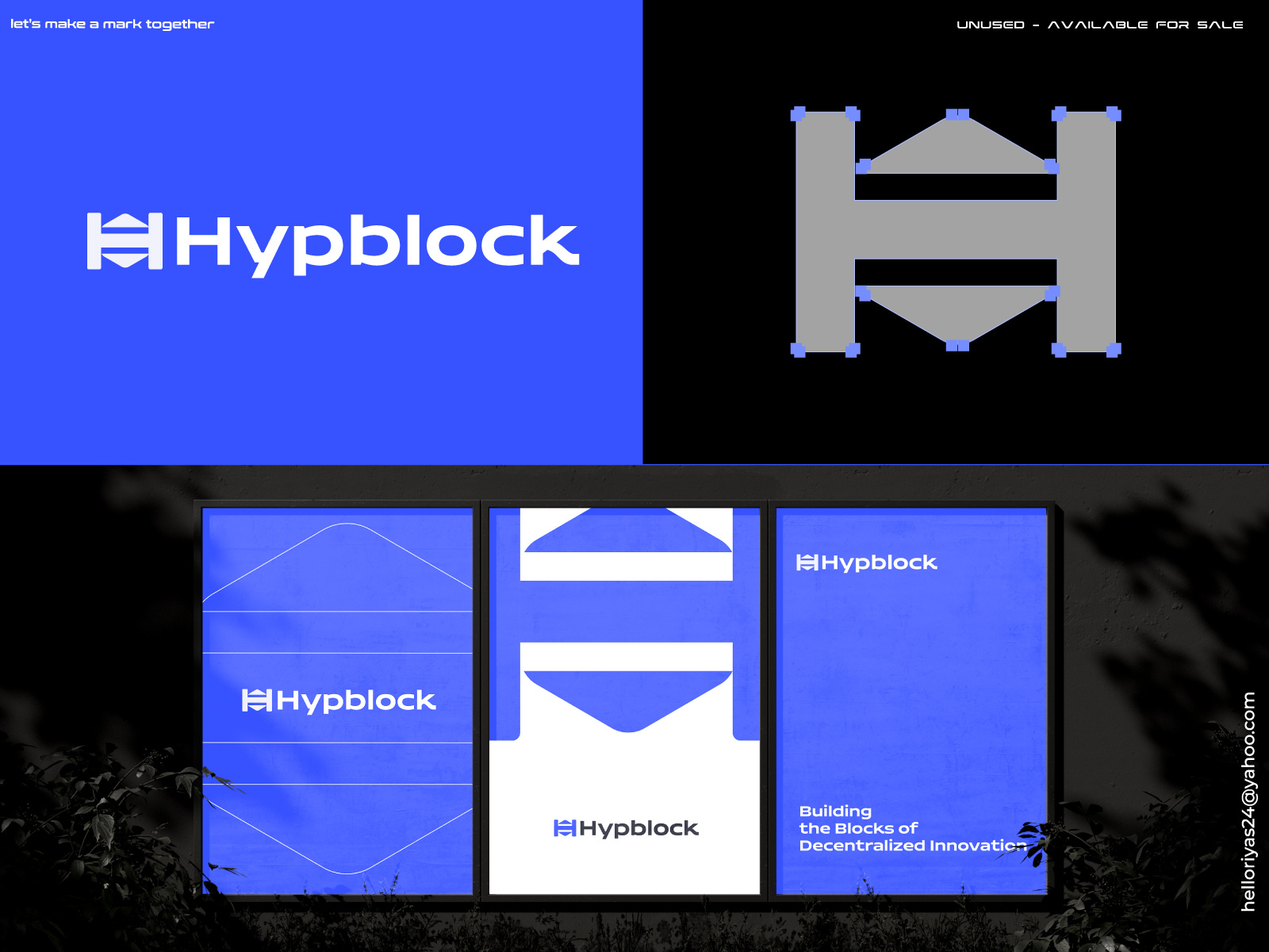 logo design / letter H / Blockchain logo by Riya Moni on Dribbble