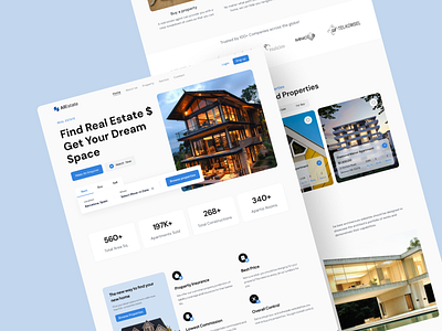 Real Estate Website figma ui rale estate rale estate website uiux ux website website figma website ui website ux