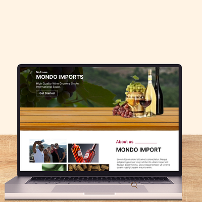 Wine Landing Page