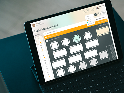 Table Management - Coffee Shop Point of Sale App app coffee coffee shop design mobile point of sale pos restaurant saas table table management ui ui kit ui kits ux