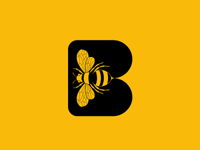 Letter B + Bee, logo design, monogram unused a b c d e f g h i j k l m n animal logo b logo bee bees brand identity branding brandmark lettermark logo logo design logo designer mark minimalist logo modern logo monogram o p q r s t u v w x y z professional logo top best typography