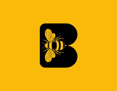 Letter B + Bee, logo design, monogram unused a b c d e f g h i j k l m n animal logo b logo bee bees brand identity branding brandmark lettermark logo logo design logo designer mark minimalist logo modern logo monogram o p q r s t u v w x y z professional logo top best typography