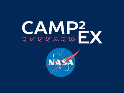 NASA CAMP2Ex Mission branding identity logo nasa