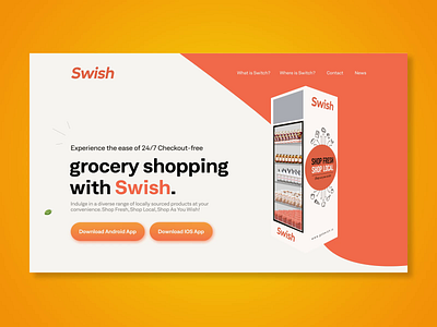 Website Design for Swish brand branding design digital digital art faq food graphic design grocery identity branding ui ui design ui ux ui ux design ux ux design web design web shop website website design