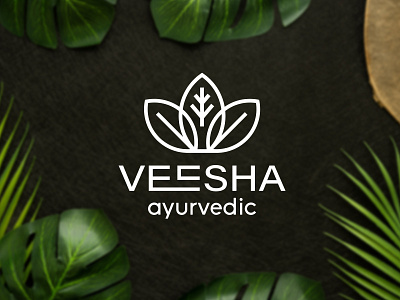 "Veesha" Brand Identity design brandidentity logodesign modernaesthetic