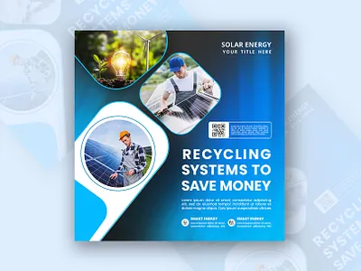 Renewable and clean solar energy social media post banner branding clean solar energy design flyer design flyer template graphic design illustration logo poster social media post social media poster solar energy ui