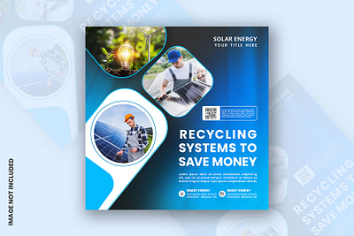 Renewable and clean solar energy social media post banner branding clean solar energy design flyer design flyer template graphic design illustration logo poster social media post social media poster solar energy ui