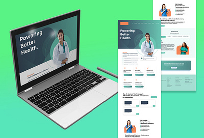 Healthcare Website Design design ui webdesign