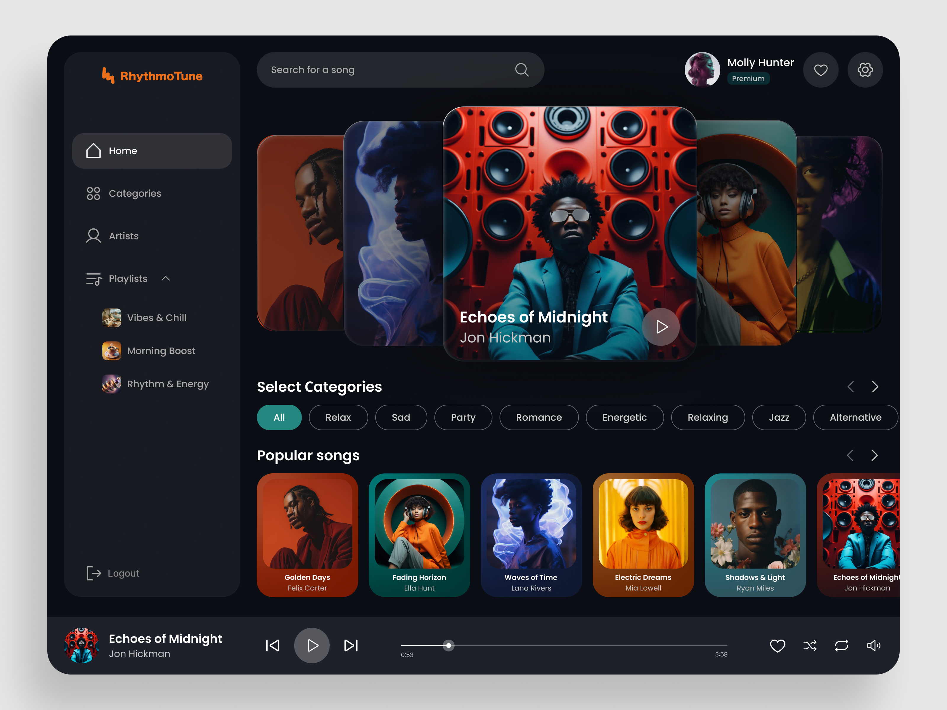 Example of Web App Design