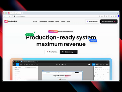 UnifiedUI - Rational Value Calculator animation calculator design motion radius scale ratio scale space spacing scale type scale typography ui ui design ui ux unified ui unifiedui ux website