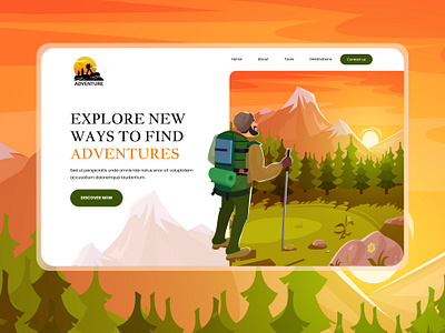 Travel Website Design custom web design figma graphic design illustrations logo travel website ui ux design web design website design wordpress