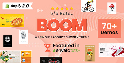 Boom - Single Product Shop Shopify Theme dropshipping electronics fashion template handmade high converting shopify theme jewelry shopify theme online fashion store pod business responisve shopify theme right to left rtl arabic shopify section single product shopify theme the best shopify theme