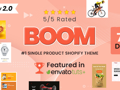 Boom - Single Product Shop Shopify Theme dropshipping electronics fashion template handmade high converting shopify theme jewelry shopify theme online fashion store pod business responisve shopify theme right to left rtl arabic shopify section single product shopify theme the best shopify theme