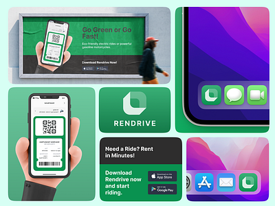 RenDrive app design app mobile bento bento grid branding design graphic design illustration logo mobile mobile app mobile design ui