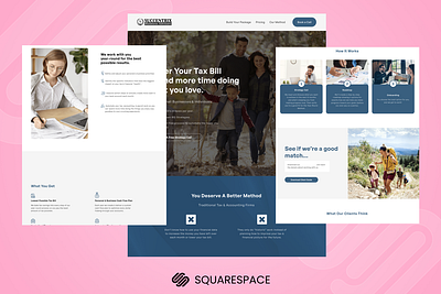 Squarespace Websites graphic design ui