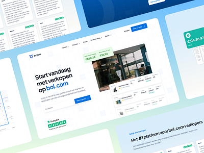 Boloo - SaaS website branding ecommerce figma saas saas website saaswebsite startup webflow webflow website