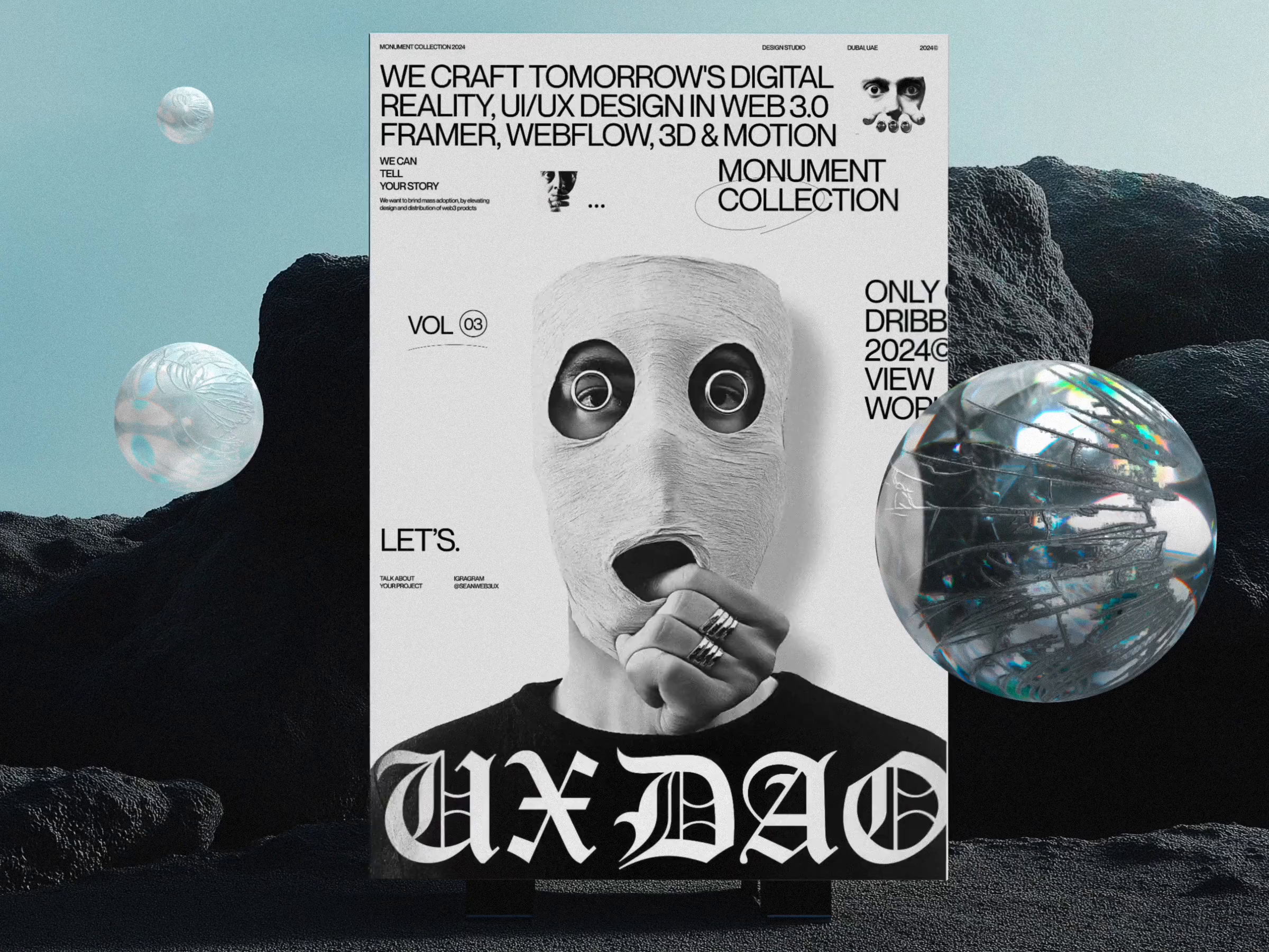 Example of UX DAO / Poster Vol.03