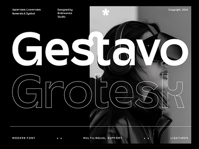 GESTAVO GROTESK display font font font display fonts grotesk font san serif grotesk sans serif typeface typography