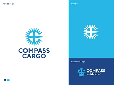 Compass Cargo logo branding cargo comp compass freight global logo logodesign logodesigner mark shipping symbol transport