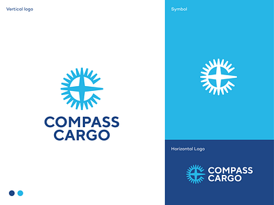 Compass Cargo logo branding cargo comp compass freight global logo logodesign logodesigner mark shipping symbol transport