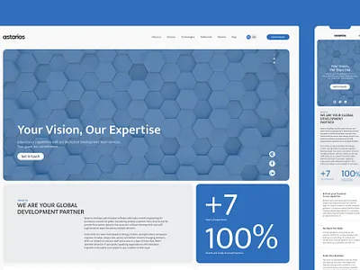 UI\UX Design & Development for Astarios | Software development 3d animation branding copywriting development graphic design graphic elements icons and elements it landing page design logo motion design motion graphics software development company ui ux ux writing website copywriting website design wordpress