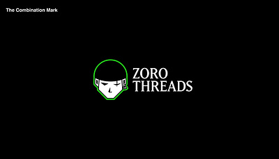 Zoro Threads Combination Mark brand branding logo logo design visual identity