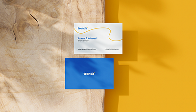 Business Card Design for Trendz brand branding logo logo design visual identity