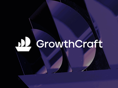 GrowthCraft - Logo Exploration 3d boat branding consulting craft growth identity logo logodesign mark marketing ship symbol