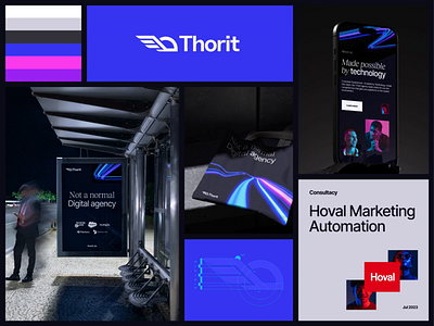 Thorit Agency - Branding Case Study agency brand brand guidelines brand identity brand sign branding business graphic design halo halo lab identity logo logo design logo designer logotype marketing packaging smm startup visual identity