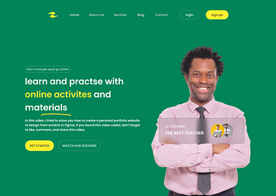 landing page ui uiux user experiance ux webdeveloper website website design