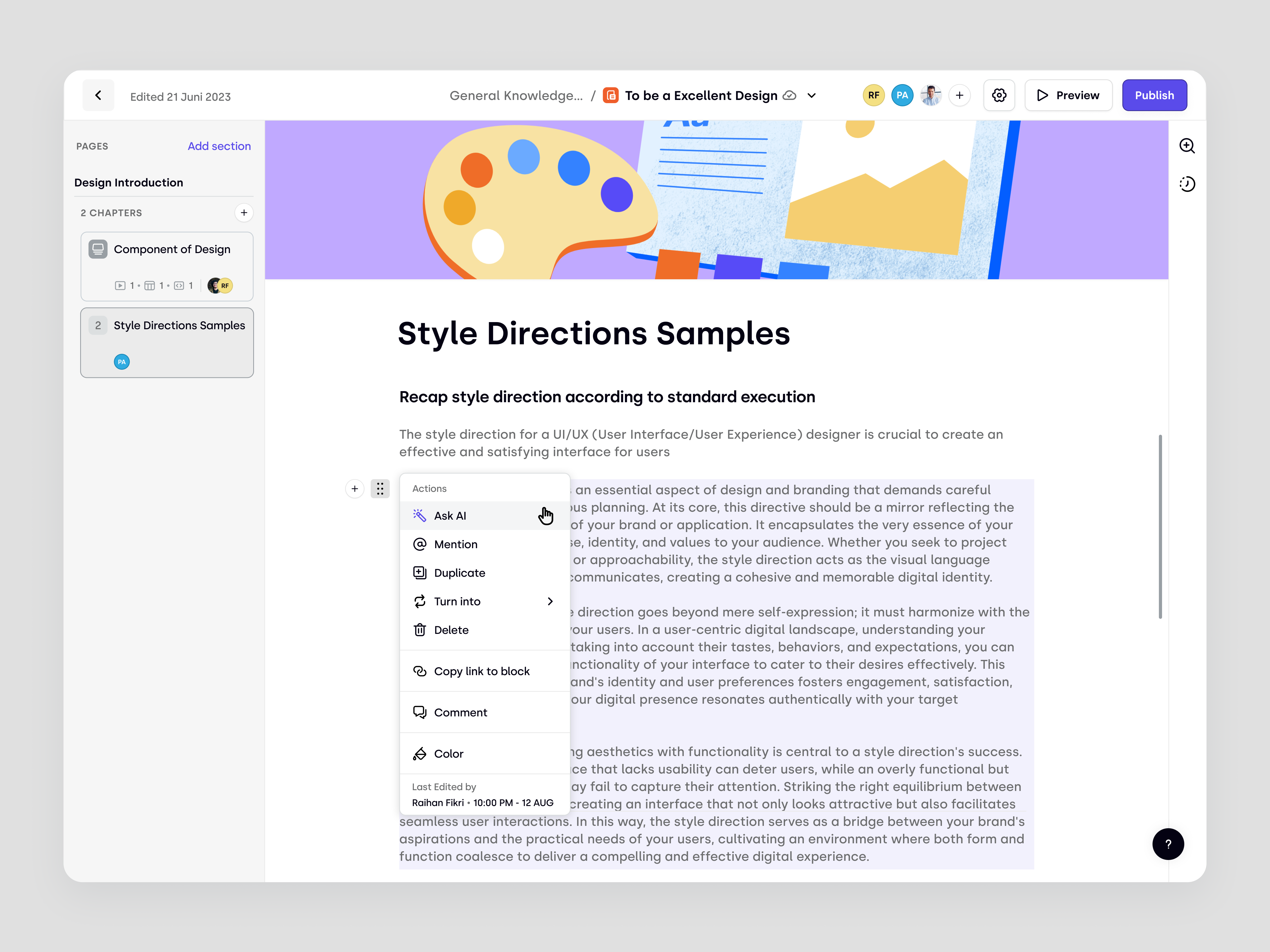 Trenning - Course Overview Pages in a Learning Management System course education education platform instructors knowledge base learning management system lms product design saas saas design staff training student study team training training ui ux web app web design wiki
