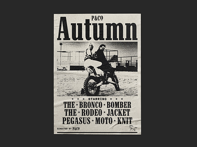 P&Co Autumn Poster pco poster western