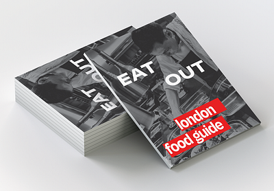 London Food Guide (InDesign) adobe design graphic design photoshop