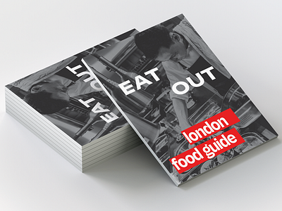 London Food Guide (InDesign) adobe design graphic design photoshop