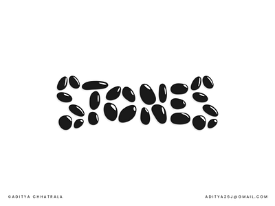 Stones - wordmark logotype logo design for a web series. branding creative data earth geography global identity logo designer logotype marketing minimal movie natural nature series stone stones unique web wordmark