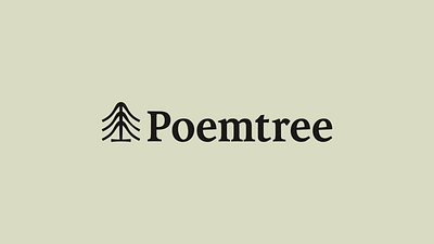 Poemtree Logo Design brand branding logo logo design visual identity