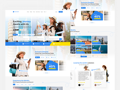 Osmn'sCation - Website UI Design Travel branding graphic design ui